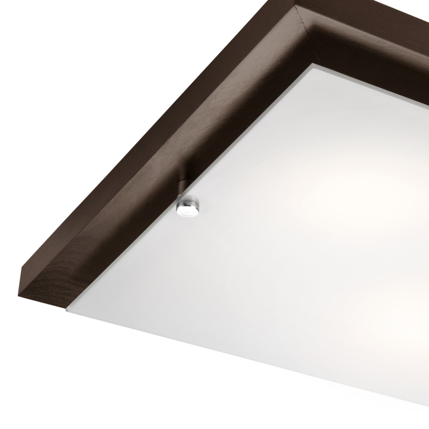 Потолен осветител 2xE27/60W/230V борова дървесина