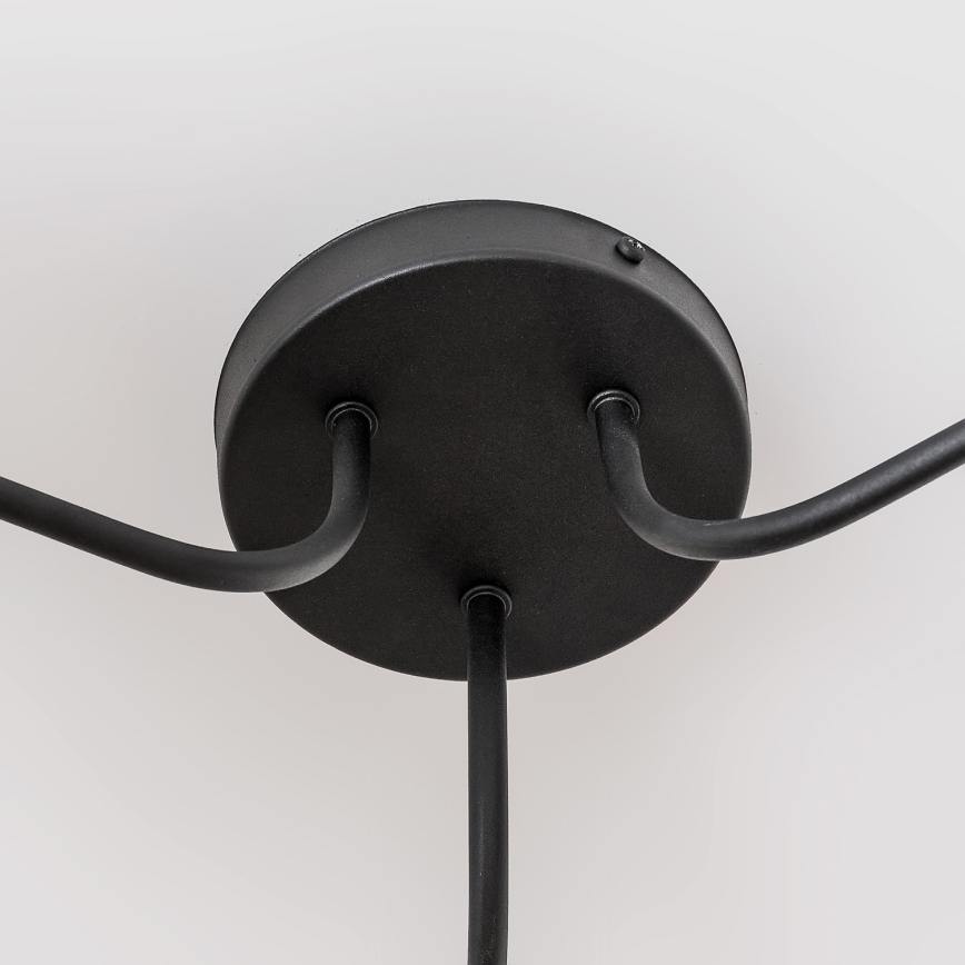 Плафон ALBA 3xE27/15W/230V сив