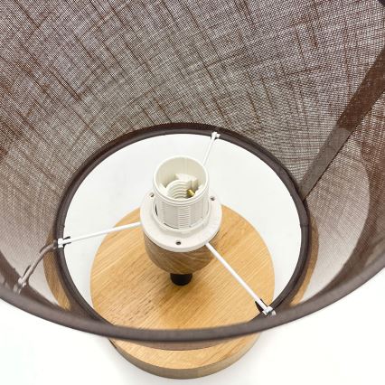 Плафон ANTONIO 1xE14/40W/230V кафяв/дъб