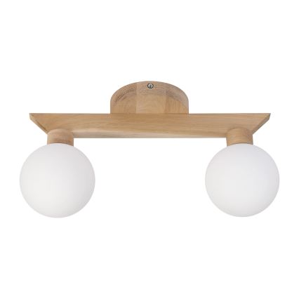 Плафон ANTONIO 2xG9/5W/230V дъб/бял