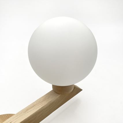 Плафон ANTONIO 2xG9/5W/230V дъб/бял