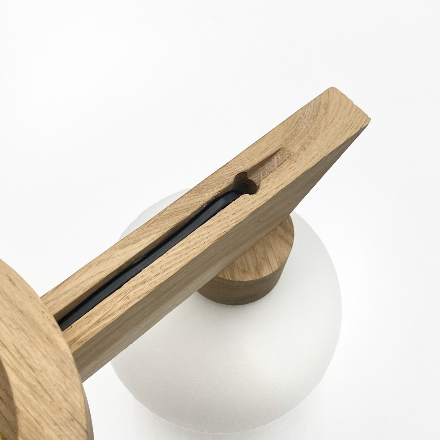 Плафон ANTONIO 2xG9/5W/230V дъб/бял