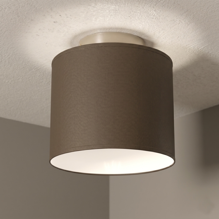 Плафон ARDEN 1xE27/15W/230V Ø 18 см черен