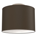 Плафон ARDEN 1xE27/15W/230V Ø 25 см черен