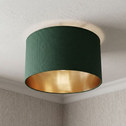 Плафон ARDEN 1xE27/15W/230V Ø 40 см зелен
