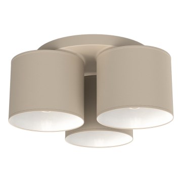 Плафон ARDEN 3xE27/15W/230V Ø 30 см бежов