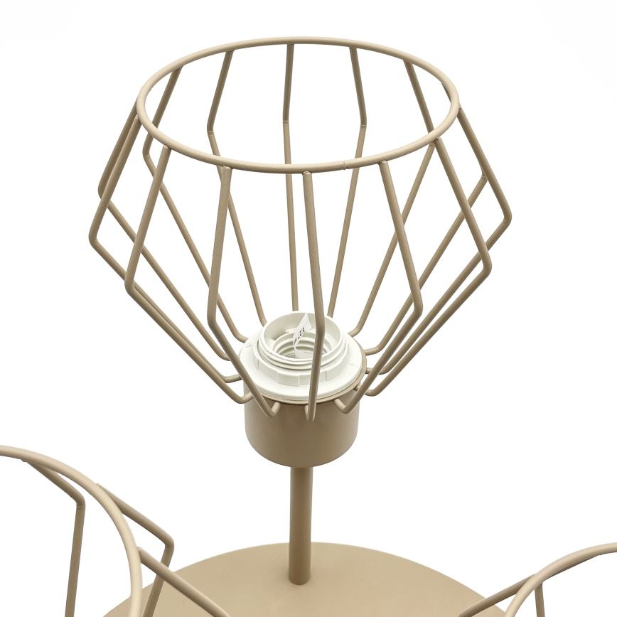 Плафон AUDREY 3xE27/15W/230V бежов