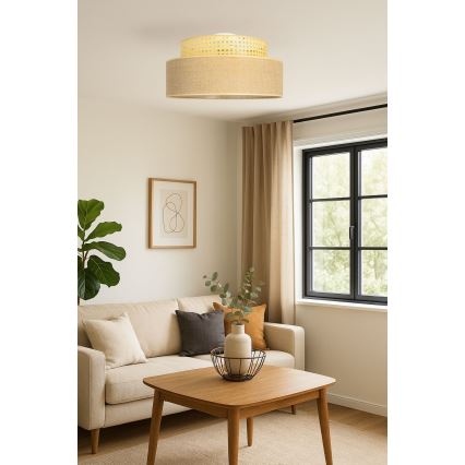 Плафон BOHO 1xE27/60W/230V ратан