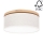 Плафон BOHO 2xE27/25W/230V Ø 38 см дъб – FSC сертифицирано