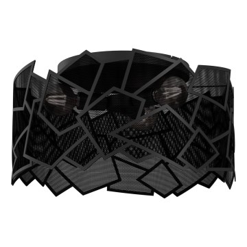 Плафон CAMO 3xE27/15W/230V черен