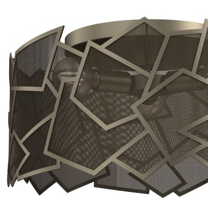 Плафон CAMO 3xE27/15W/230V златист