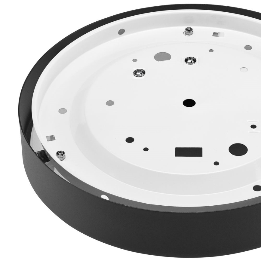 Плафон DANTE 1xE27/60W/230V Ø 26 см черен