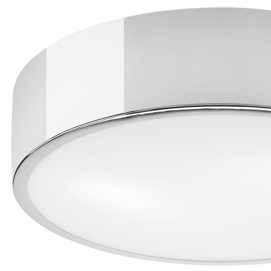 Плафон DANTE 2xE27/60W/230V Ø 36 см лъскав хром