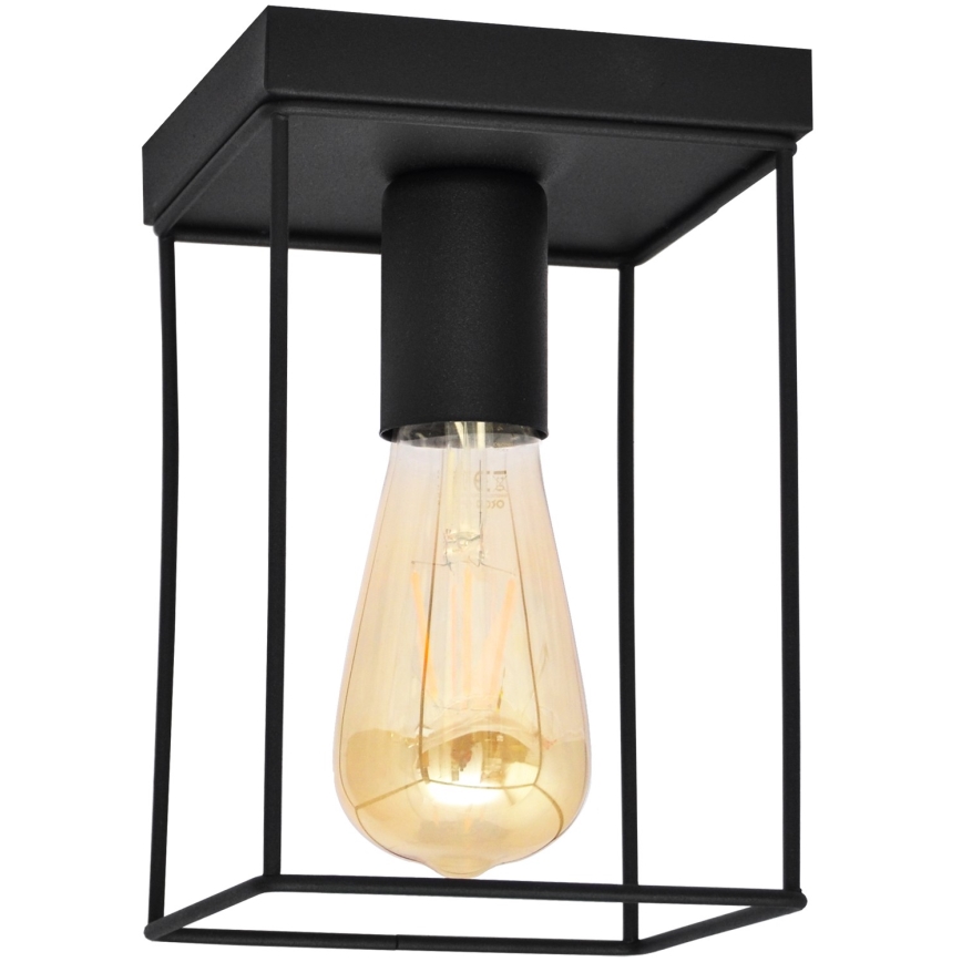 Плафон FINN 1xE27/15W/230V черен