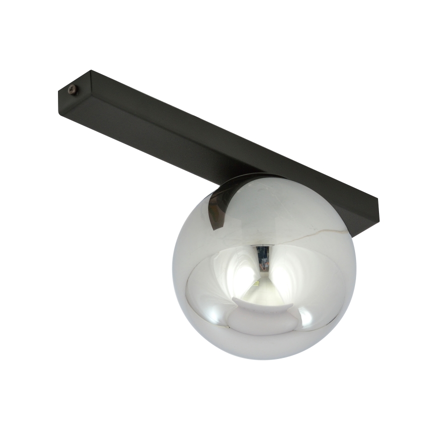 Плафон FIT 1xE14/10W/230V черен/сив