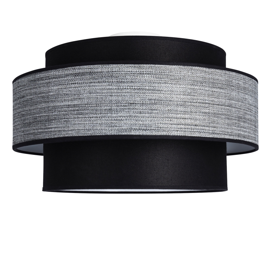 Плафон GRACE 1xE27/60W/230V черен/сив