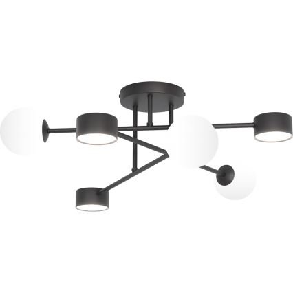 Плафон HOLON 3xG9/8W/230V + 3xGX53/12W черен