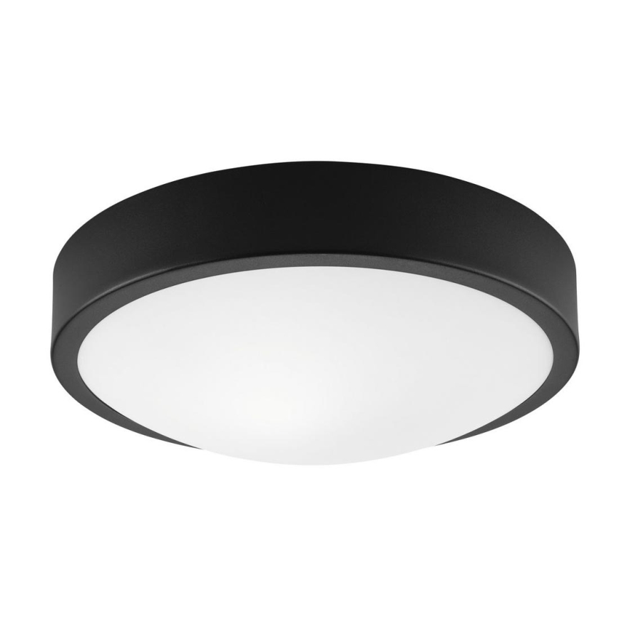 Плафон JONAS 1xE27/60W/230V Ø 26 см черен