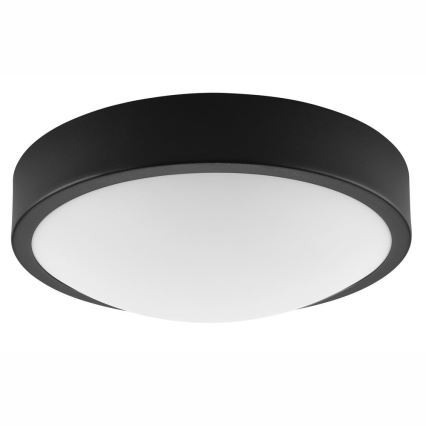 Плафон JONAS 1xE27/60W/230V Ø 26 см черен