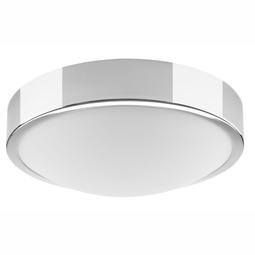 Плафон JONAS 1xE27/60W/230V Ø 26 см лъскав хром