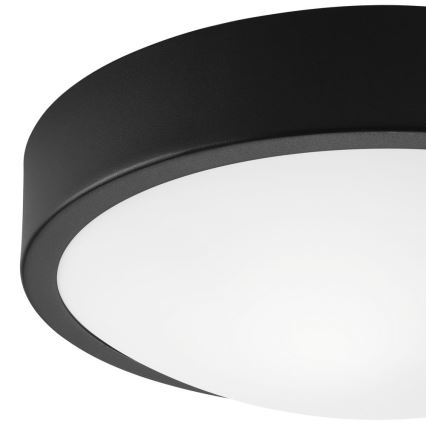 Плафон JONAS 2xE27/60W/230V Ø 36 см черен