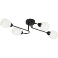 Плафон KING 4xE27/15W/230V черен