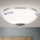 Плафон LANDHAUS 1xE27/60W/230V Ø 21 см матов хром/бял