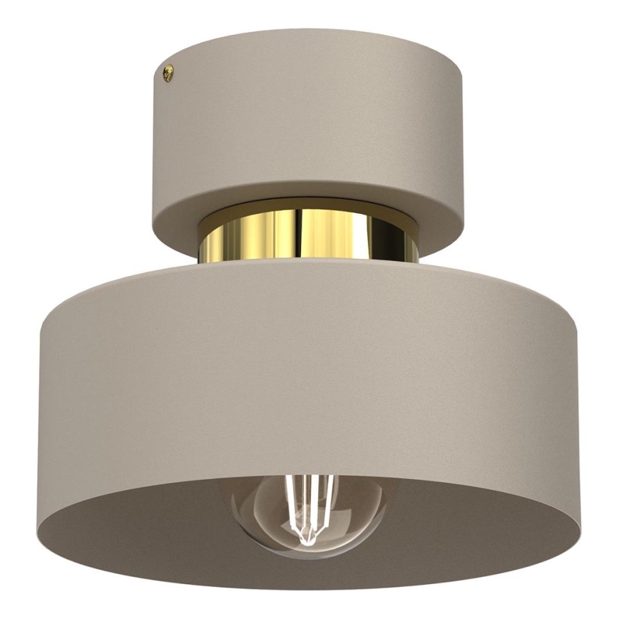Плафон MARTI 1xE27/15W/230V бежов/златист