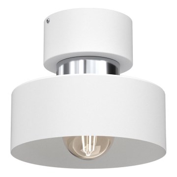 Плафон MARTI 1xE27/15W/230V бял/лъскав хром