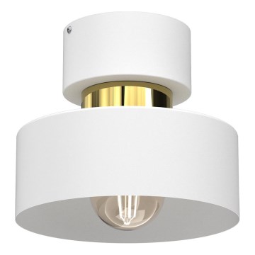 Плафон MARTI 1xE27/15W/230V бял/златист