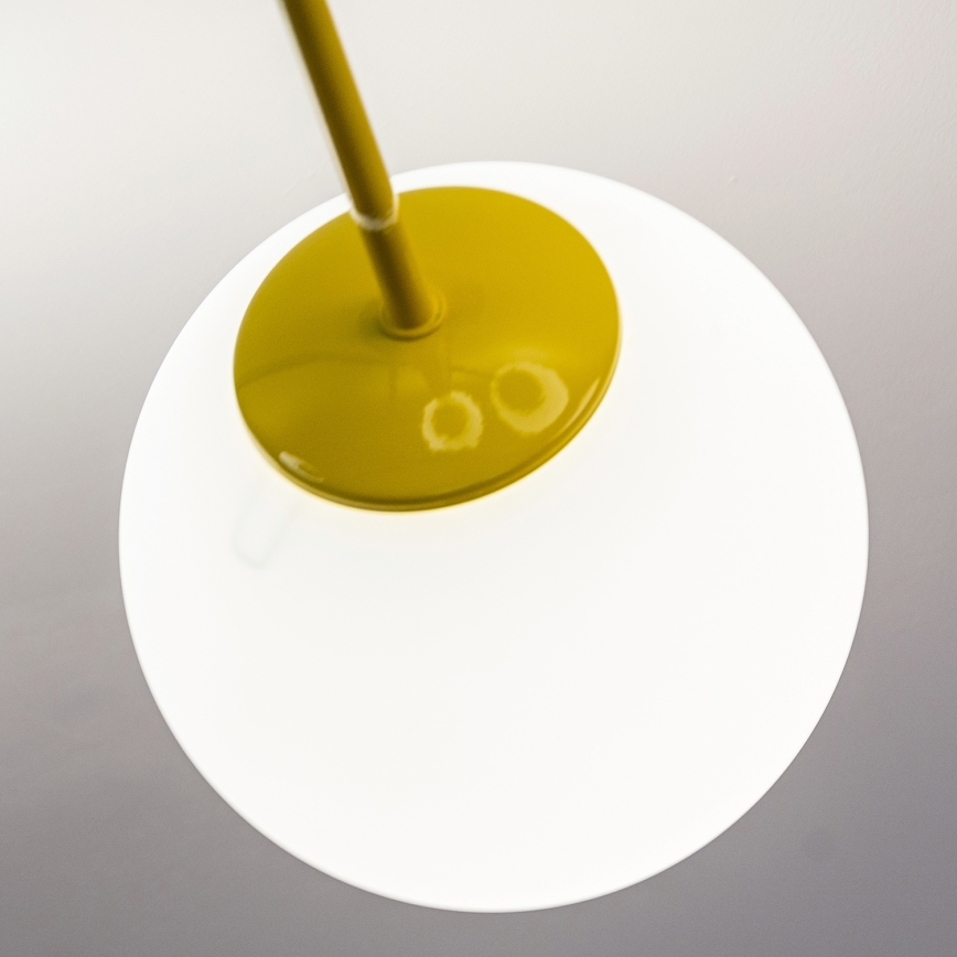 Плафон MOON 6xE27/15W/230V тюркоаз/жълто/синьо