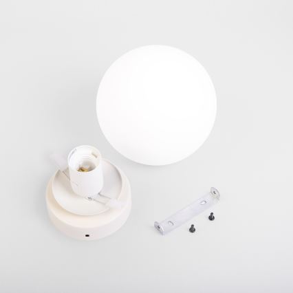 Плафон MOONLIGHT 1xE27/15W/230V Ø 16 см кремав