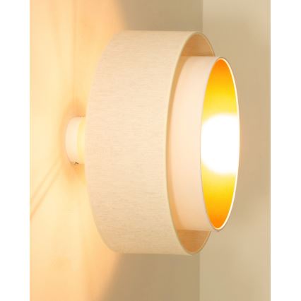 Плафон NATIA за повърхностен монтаж 1xE27/60W/230V Ø 45 см бял