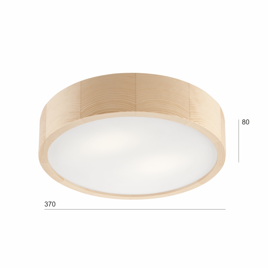 Плафон NATURAL 2xE27/60W/230V ø 37 см бор