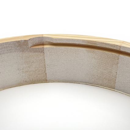 Плафон NATURAL 3xE27/15W/230V Ø 37,5 cm, цвят бор/бял