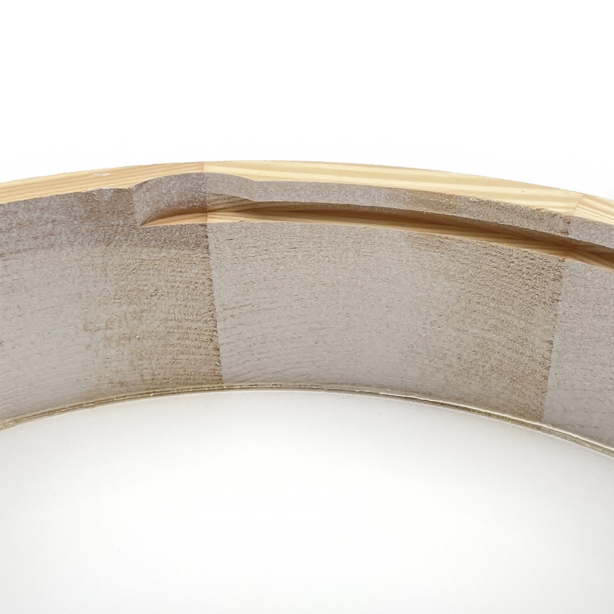 Плафон NATURAL 3xE27/15W/230V Ø 37,5 cm, цвят бор/бял