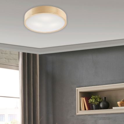 Плафон NATURAL 3xE27/60W/230V ø 47 см бор