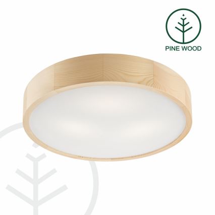 Плафон NATURAL 3xE27/60W/230V ø 47 см бор