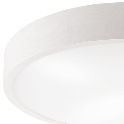 Плафон NATURAL 4xE27/60W/230V ø 57 см бял/бор