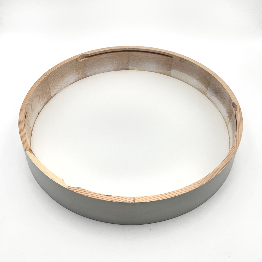 Плафон NATURAL 5×E27/15W/230V Ø 47,5 см бор/бял