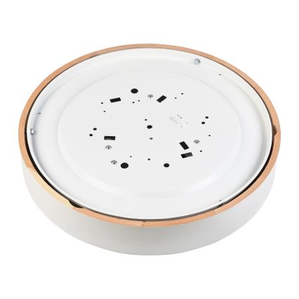 Плафон NATURAL 5×E27/15W/230V Ø 47,5 см бор/бял