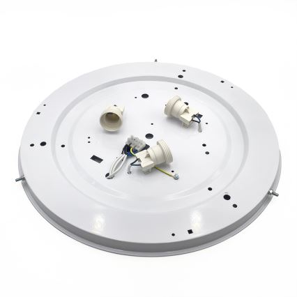 Плафон NATURAL 5×E27/15W/230V Ø 47,5 см бор/бял