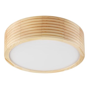 Плафон NATURAL MODERN 1xE27/15W/230V, диам. 27,5 см, от борова дървесина