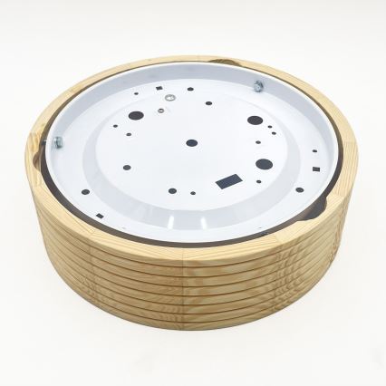 Плафон NATURAL MODERN 1xE27/15W/230V, диам. 27,5 см, от борова дървесина