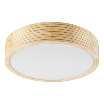 Плафон NATURAL MODERN 2xE27/15W/230V диам. 37,5 см, в цвят бор