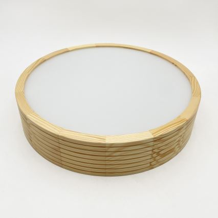 Плафон NATURAL MODERN 2xE27/15W/230V диам. 37,5 см, в цвят бор