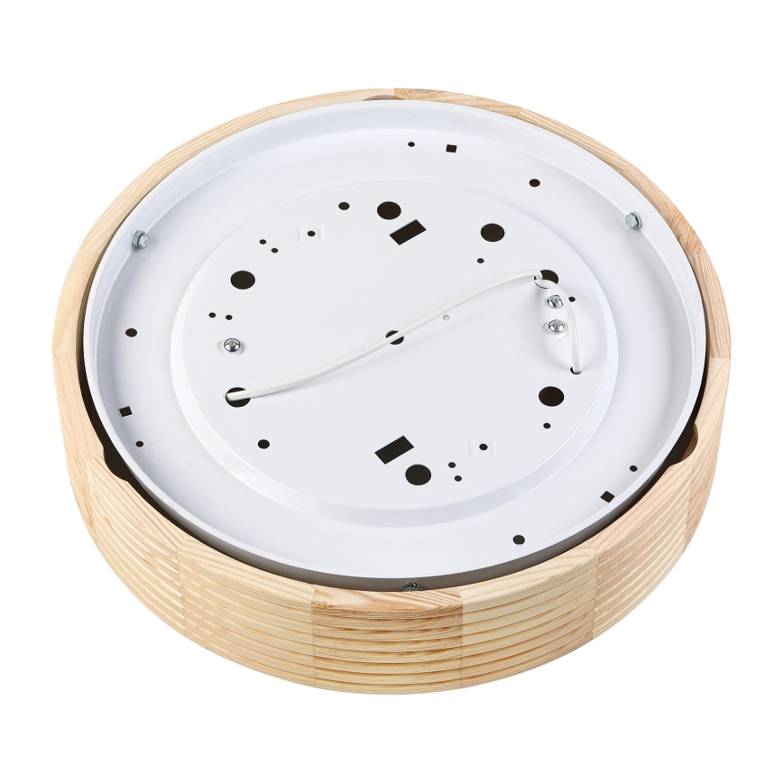 Плафон NATURAL MODERN 2xE27/15W/230V диам. 37,5 см, в цвят бор
