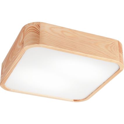 Плафон NATURAL SQUARE 2xE27/15W/230V 35x35 см бор