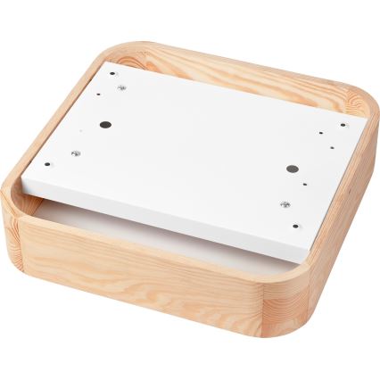 Плафон NATURAL SQUARE 2xE27/15W/230V 35x35 см бор