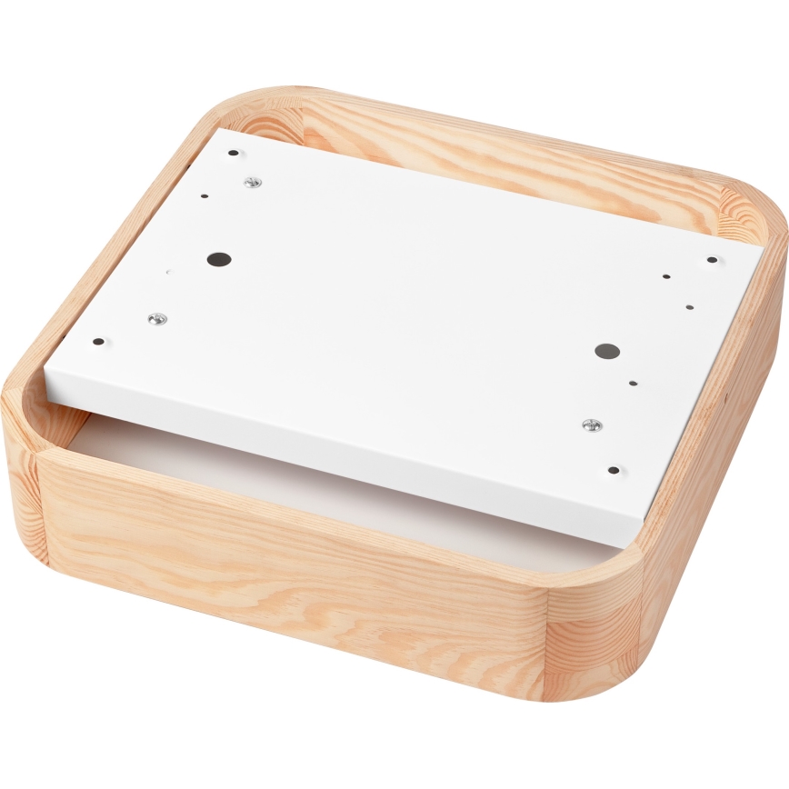 Плафон NATURAL SQUARE 2xE27/15W/230V 35x35 см бор